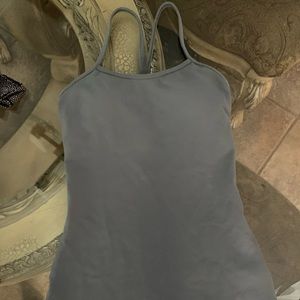 Blue/Gray Lululemon Y Tank Size 2
